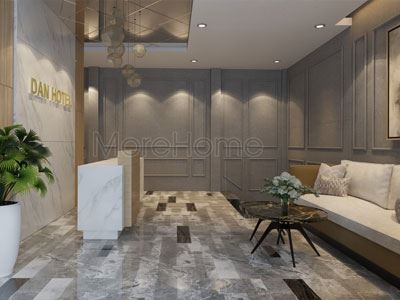 Thiết kế phòng ngủ khách sạn tân cổ điển Dan Hotel