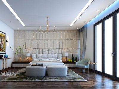 Thiết kế buồng ngủ khách sạn phong cách hiện đại sang trọng