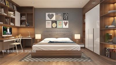 Thiết kế nội thất phòng ngủ hiện đại