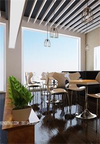 Thiết kế quán cafe nội thất hiện đại hồ tây