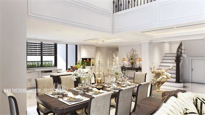 Thiết kế phòng bếp Duplex Hapulico