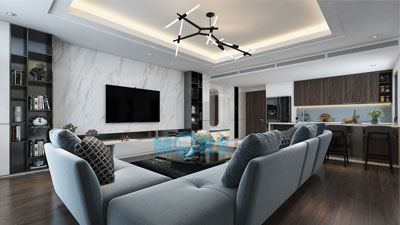 Nội thất phòng khách chung cư hiện đại