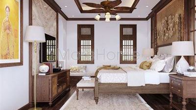 Giường ngủ cổ điển biệt thự cao cấp Mh 02