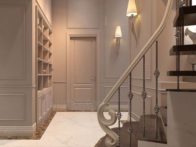 Thi công cầu thang tại Pentshouse Keangnam