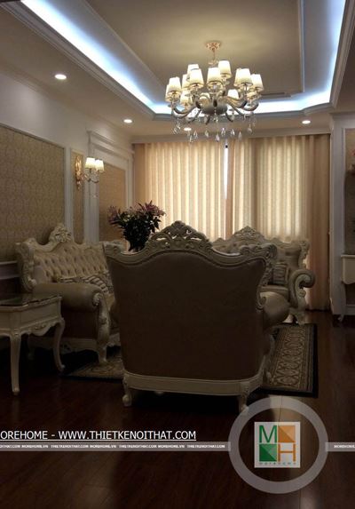 Thi công nội thất chung cư cao cấp Royal City - Anh Nghĩa