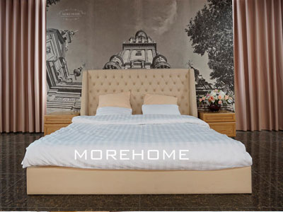 Giường ngủ sofa bọc da