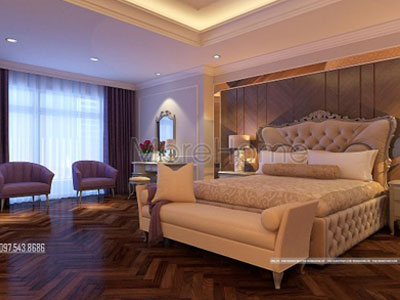 Thiết kế phòng ngủ tân cổ điển kiểu Pháp