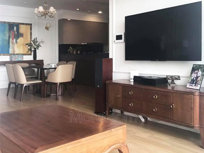 Thi công kệ tivi phòng khách